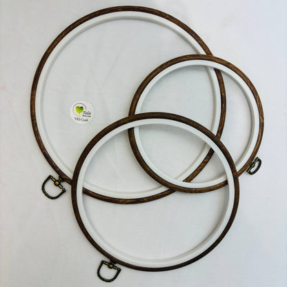 Round Embroidery Ring (Set of 3) / Resin Frame (B)