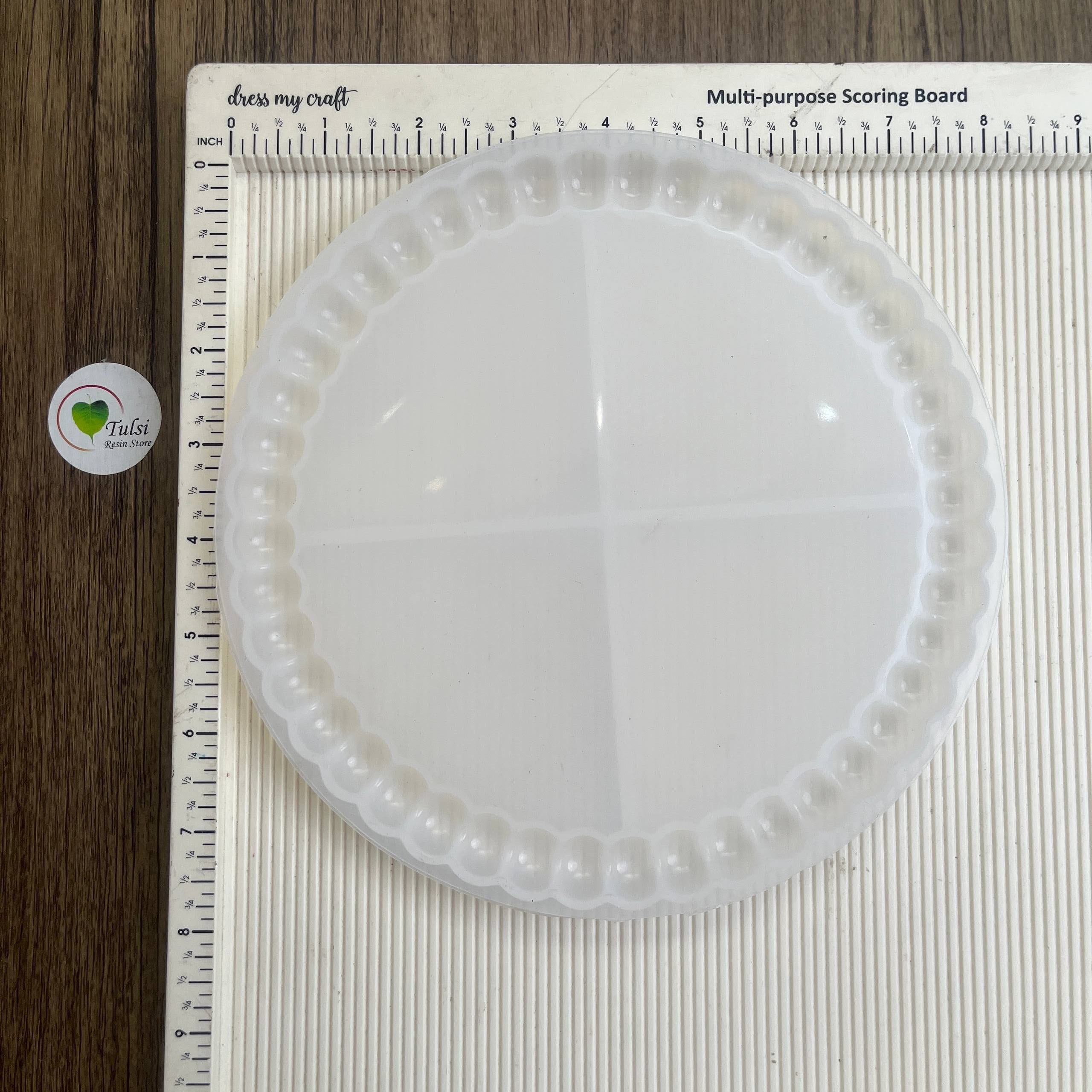 Bubble Edge Round Platter Mould (C)