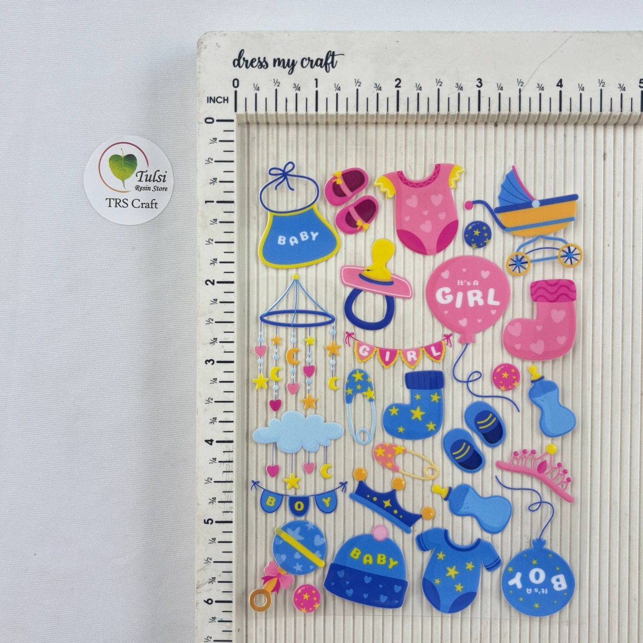 A6 UV DTF Sticker - Baby Theme - - Tulsi Resin Store
