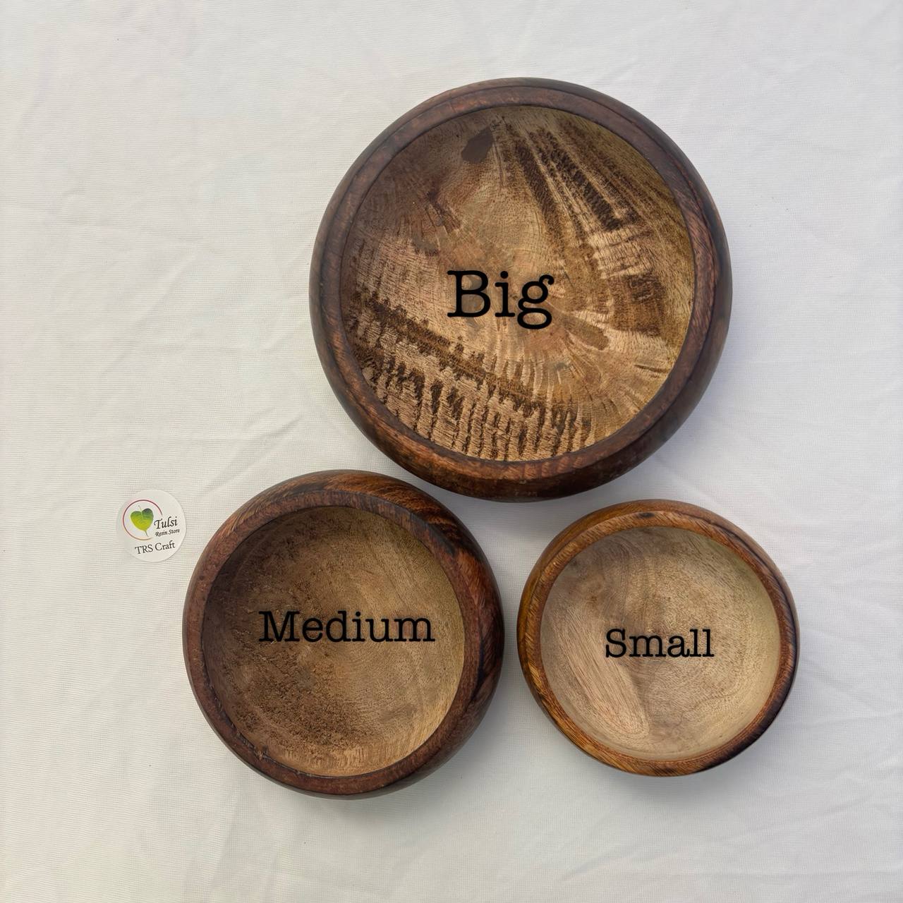 Wooden Candle Bowl - Urli