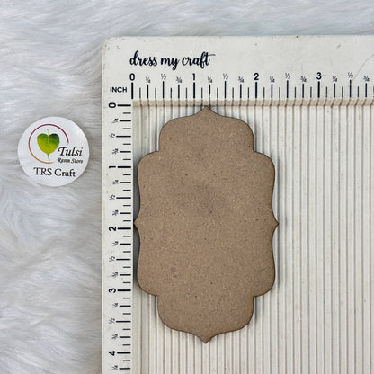 Mdf Wall Hanging / Toran Base (D) - Small Moroccon (1 Piece)