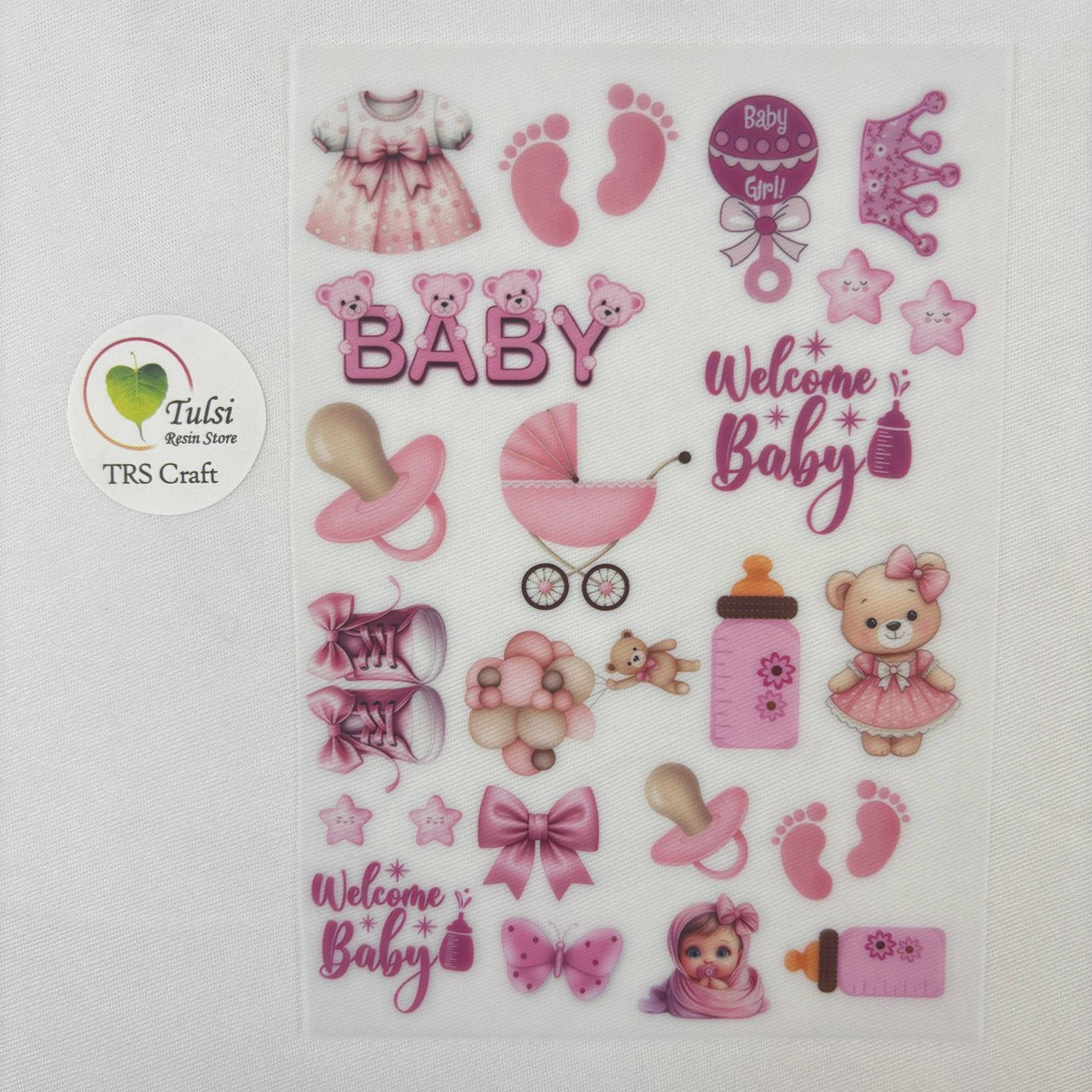 A6 Insert Sheet - Baby Theme (B)