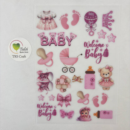 A6 Insert Sheet - Baby Theme (B)
