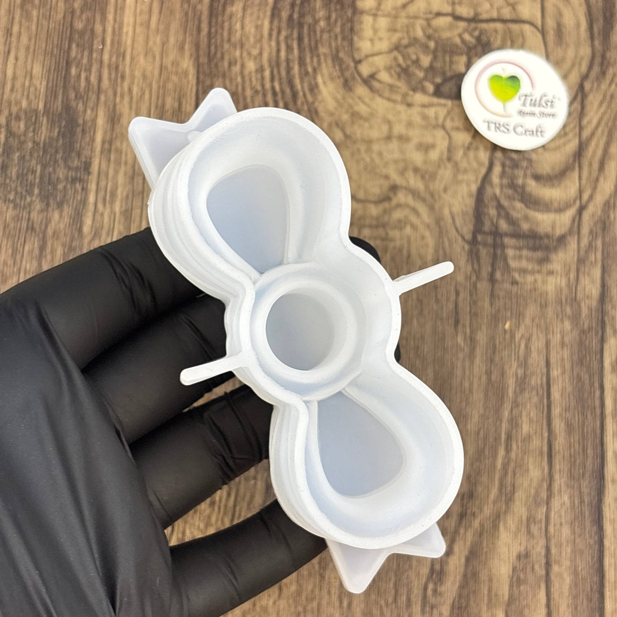 Bow candle holder mould (A)