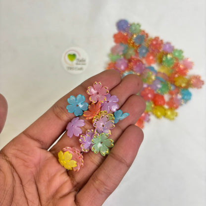 Colourful Plastic Flower (L)