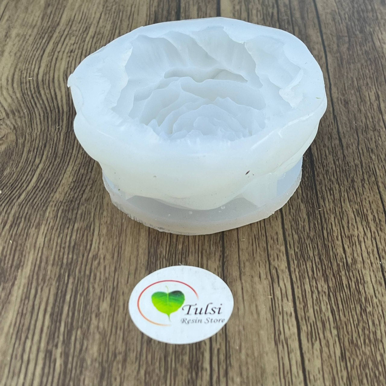 Peony Flower Candle Mould (E) - 8 Cm - - Tulsi Resin Store