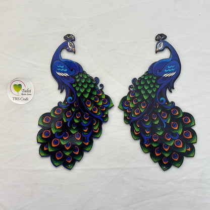 MDF Printed Peacock Cutout (A) - Big