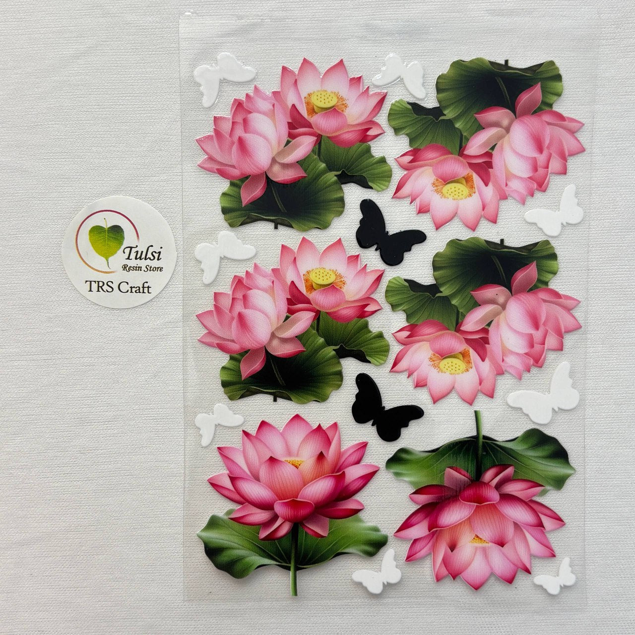 A6 UV DTF Sticker - Floral (L)