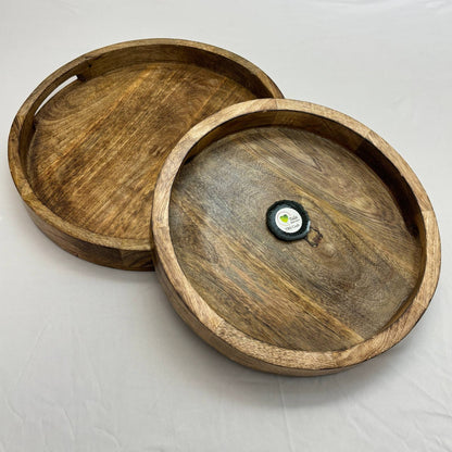 Mango Wooden Round Tray