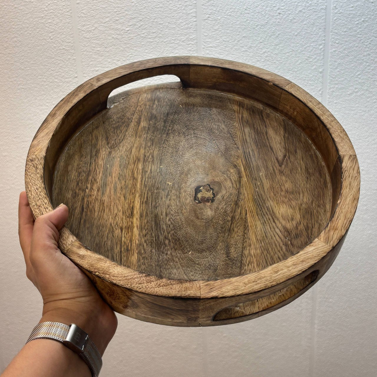 Mango Wooden Round Tray