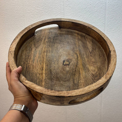 Mango Wooden Round Tray