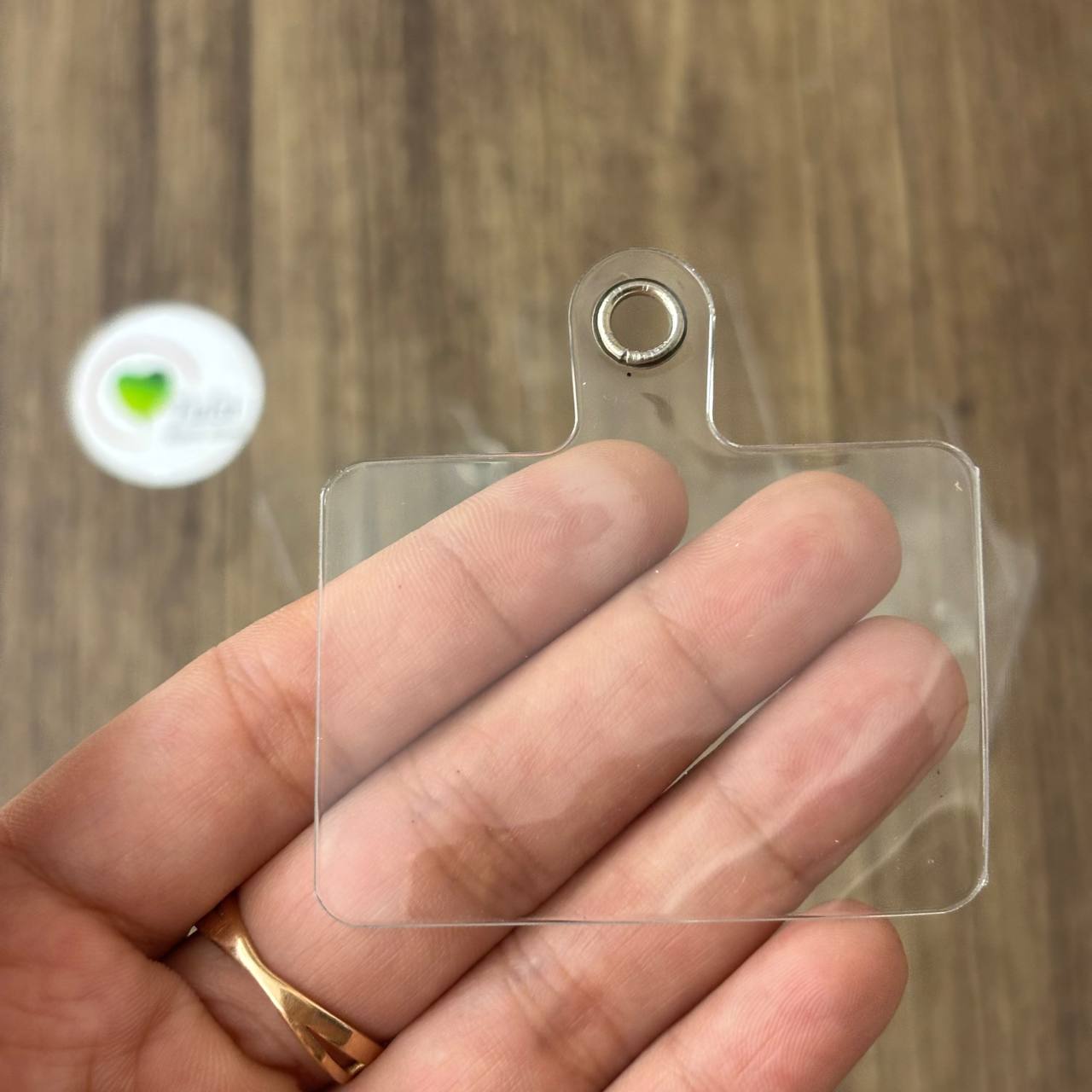 Transparent Phone Tag (2 Pc)