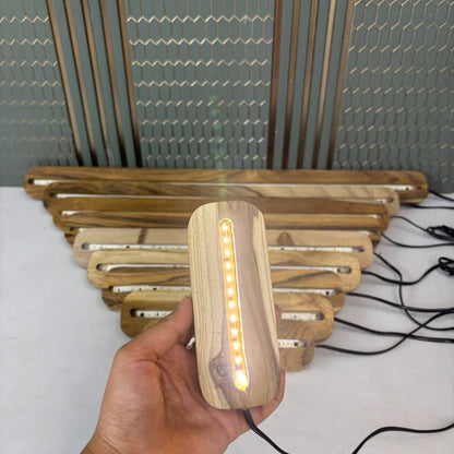 Wooden Light Lamp - Teak Wood