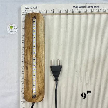Wooden Light Lamp - Teak Wood