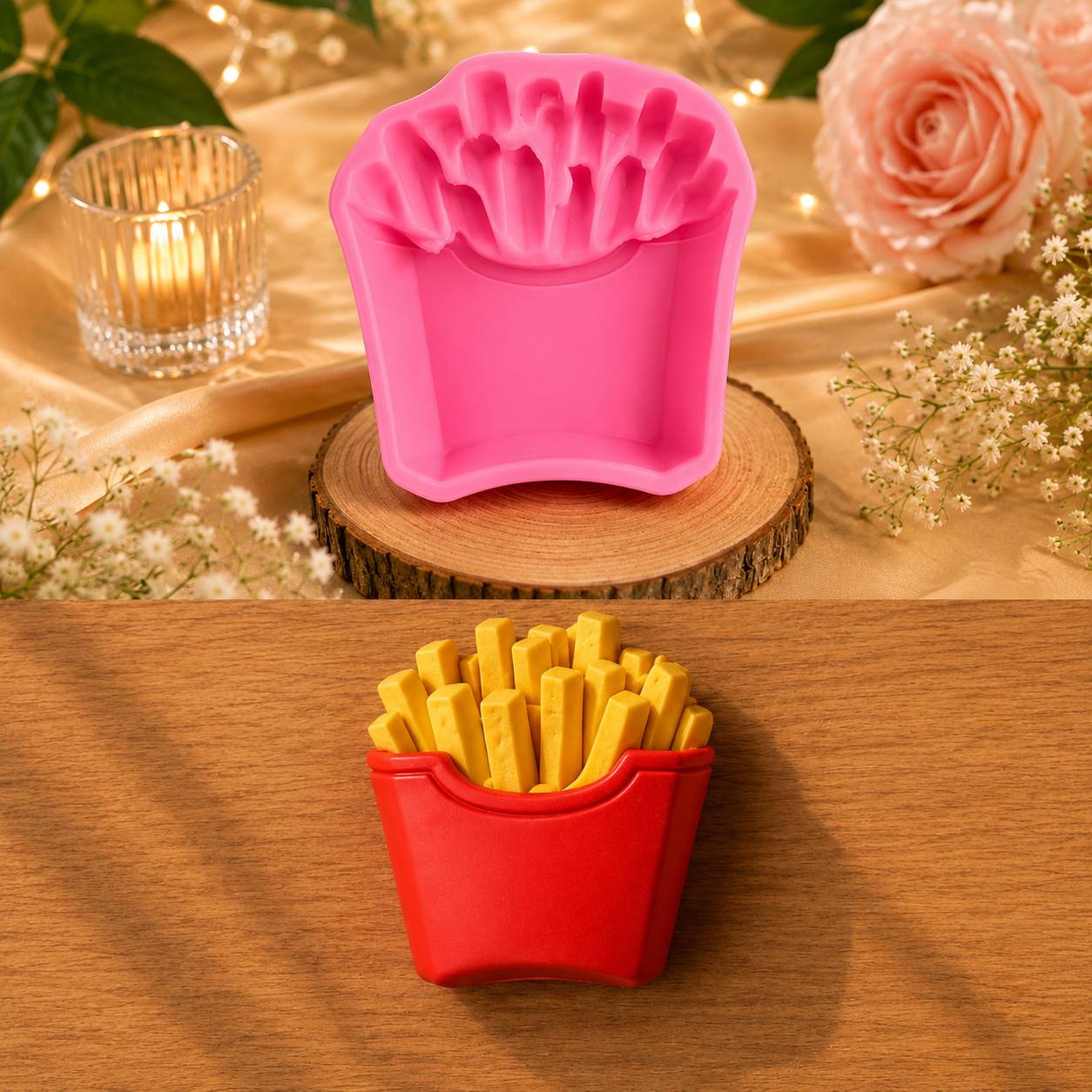 French Fries Candle Mould
