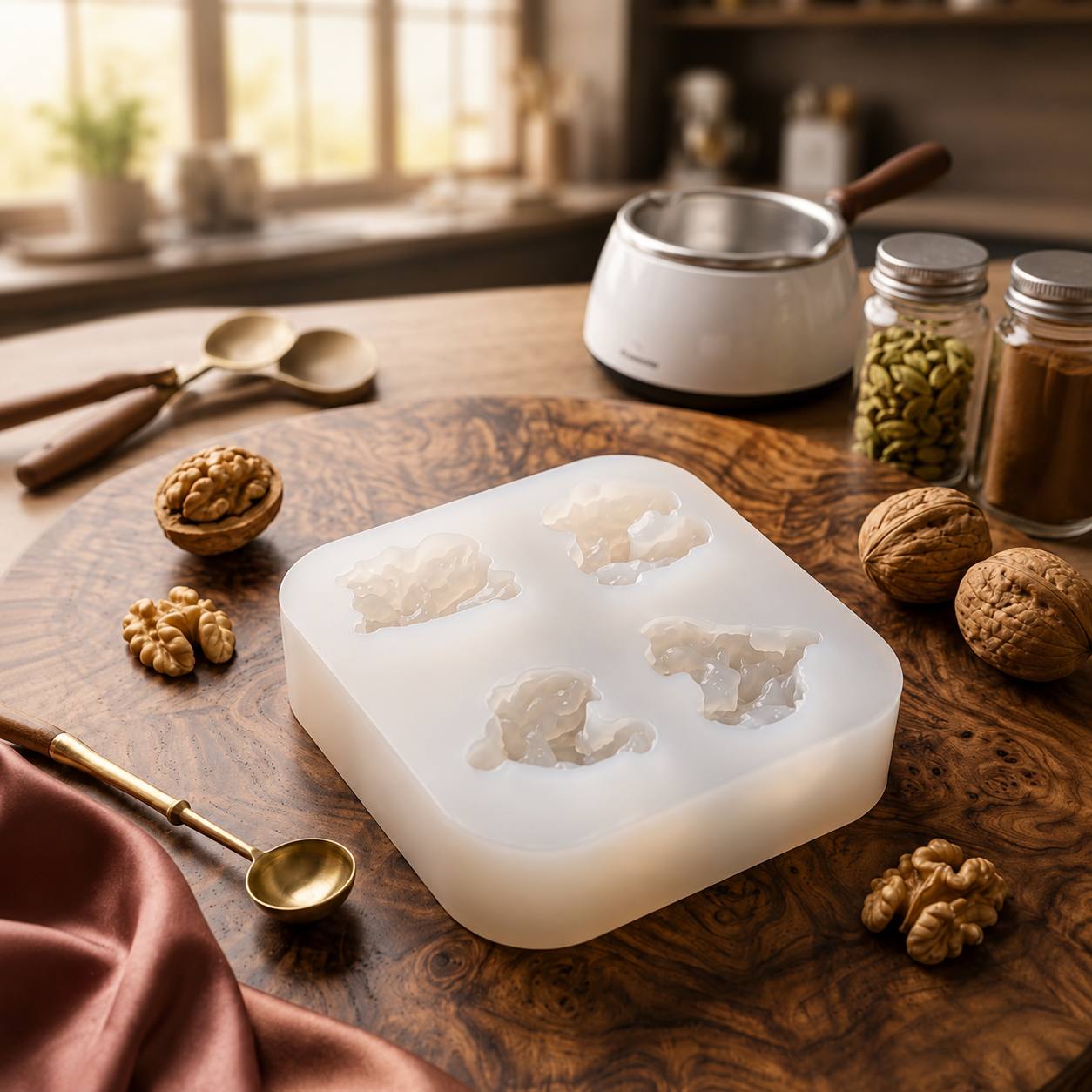 Akhrot (Walnut) Candle Mould