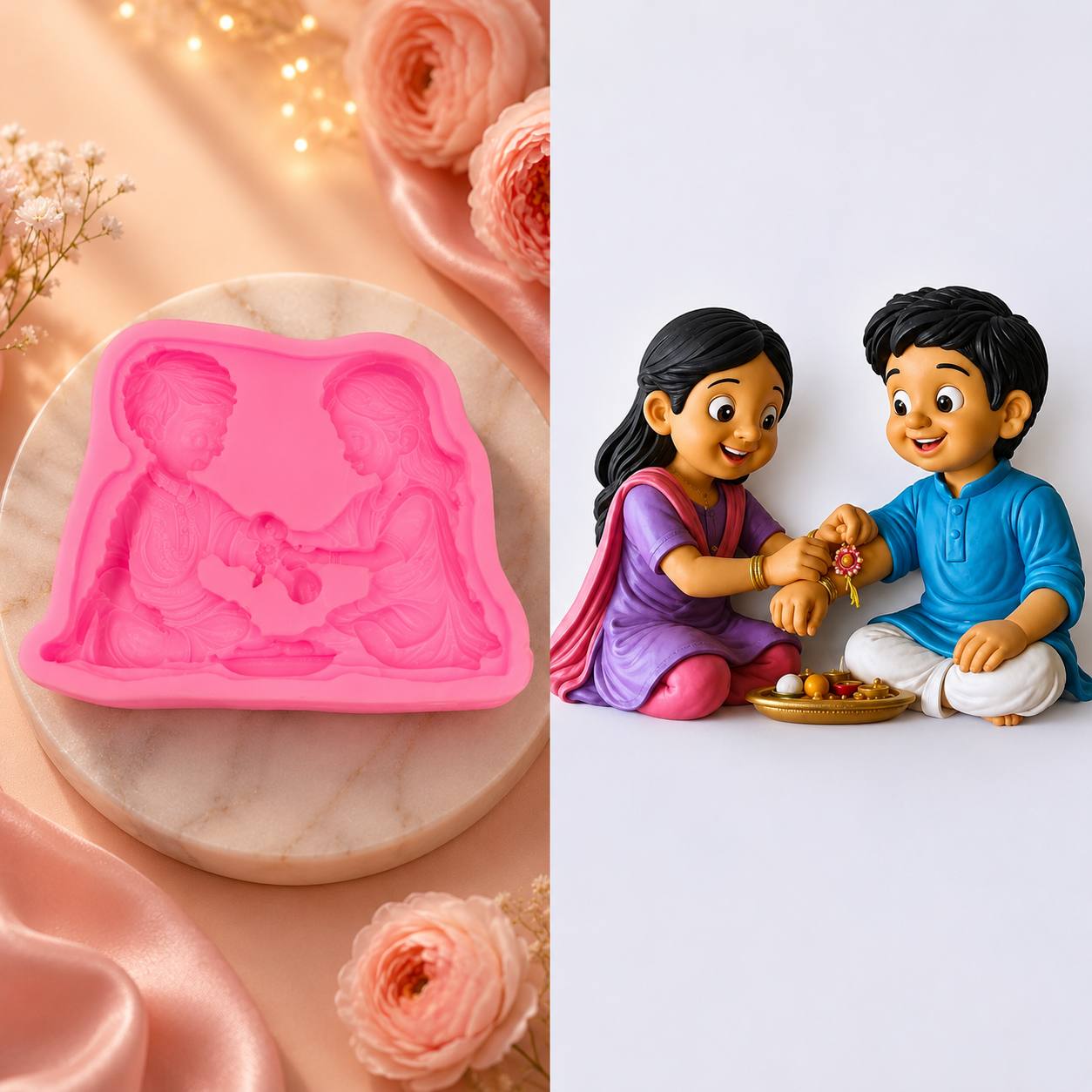 Raksha Bandhan Mould (A) - Brother Sister