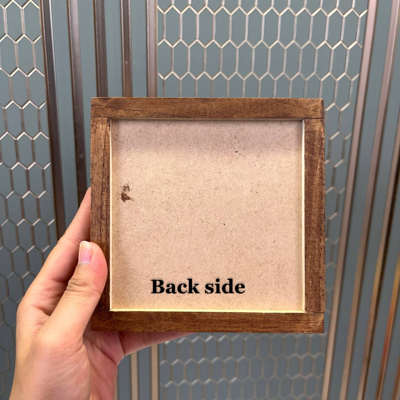 Teakwood Floating Frame (P) - MDF Base