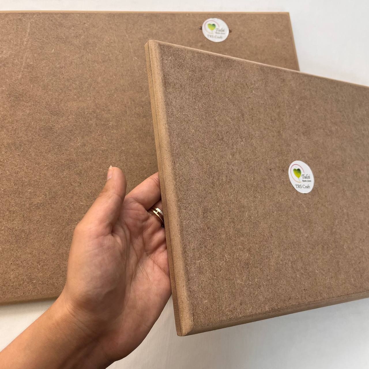 MDF Rounded Edge Nameplate/Frame Base - Plain Rectangle