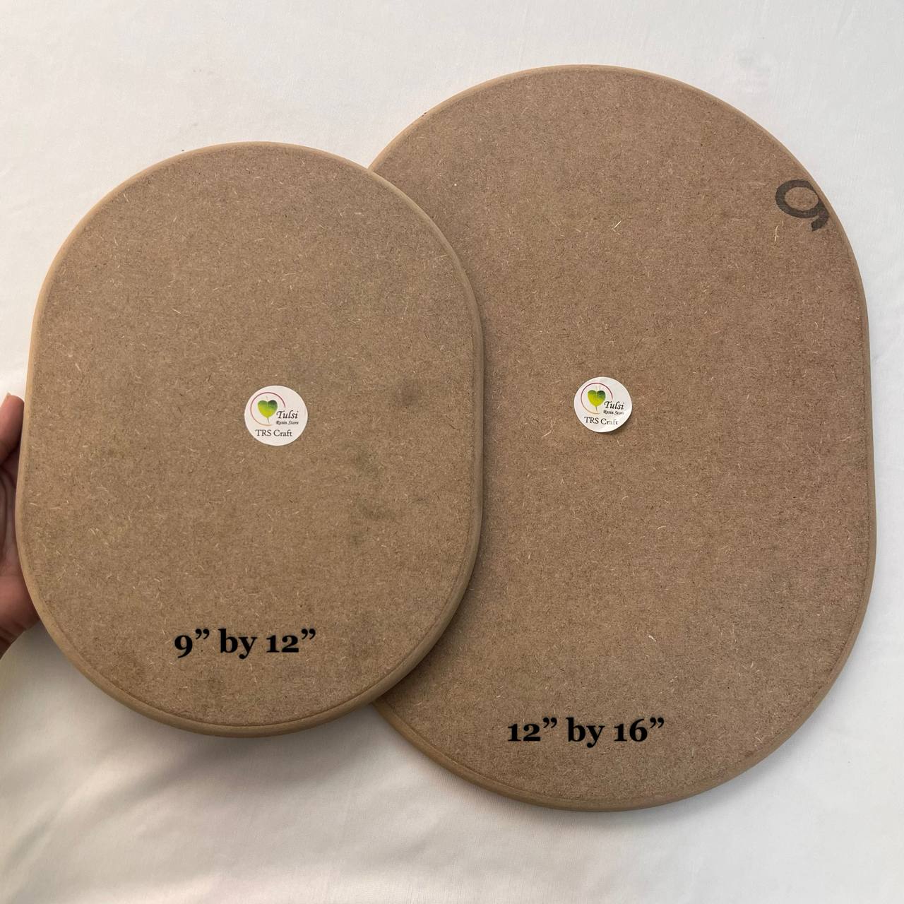 MDF Rounded Edge Nameplate/Frame Base