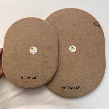 MDF Rounded Edge Nameplate/Frame Base