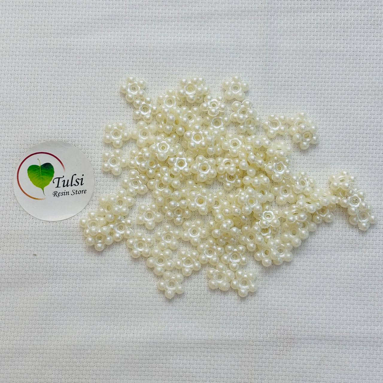 Designer White Beads (F)