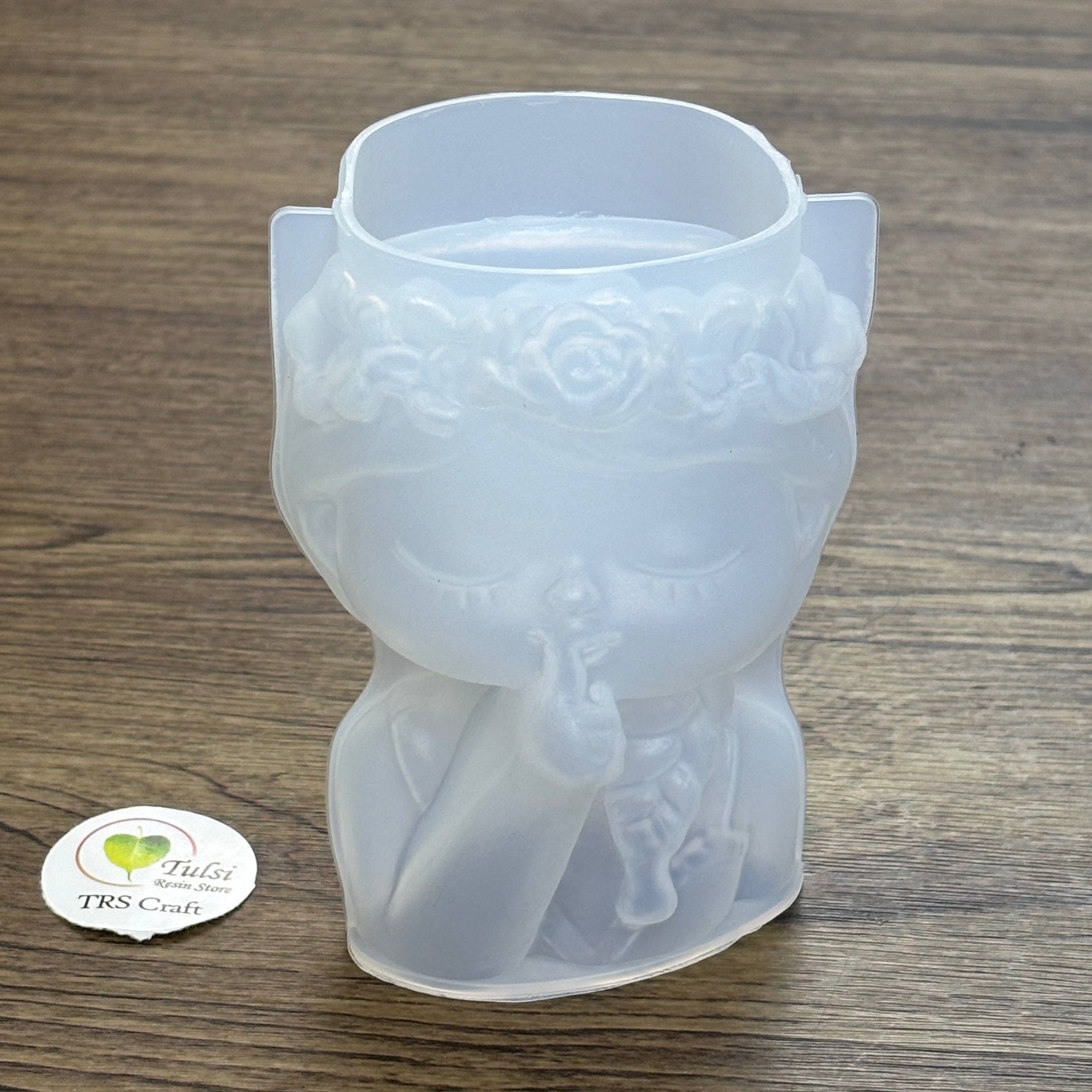Girl Plantern/Candle Holder Mould (E)