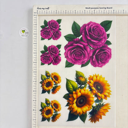 A4 insert Sheet - Aesthetic Floral (C)