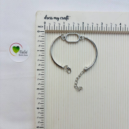 Metal Bracelet (E) - Oval