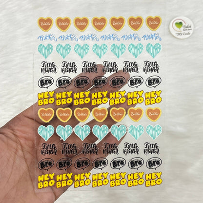 A6 UV DTF Sticker - Mix Rakhi (D)