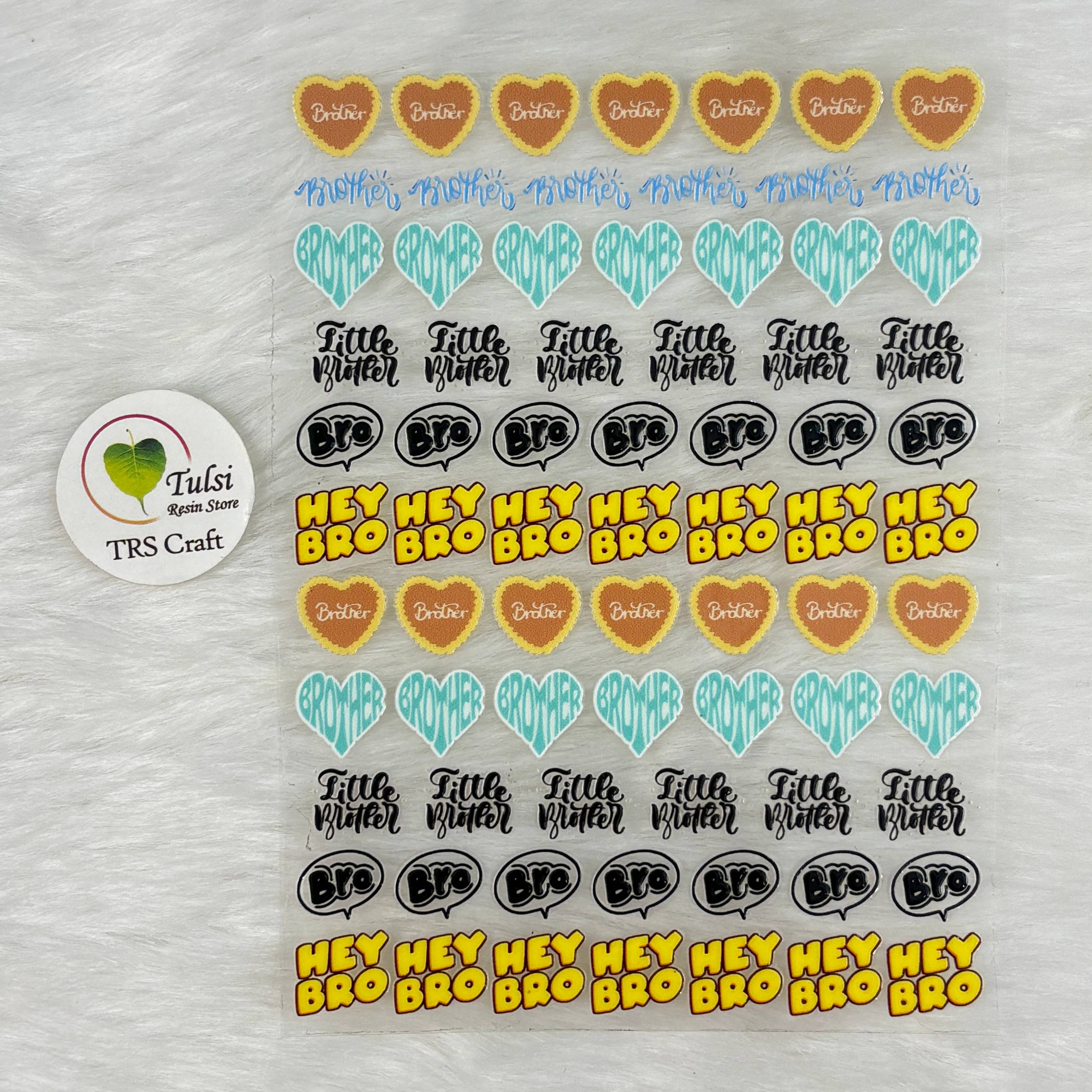 A6 UV DTF Sticker - Mix Rakhi (D)
