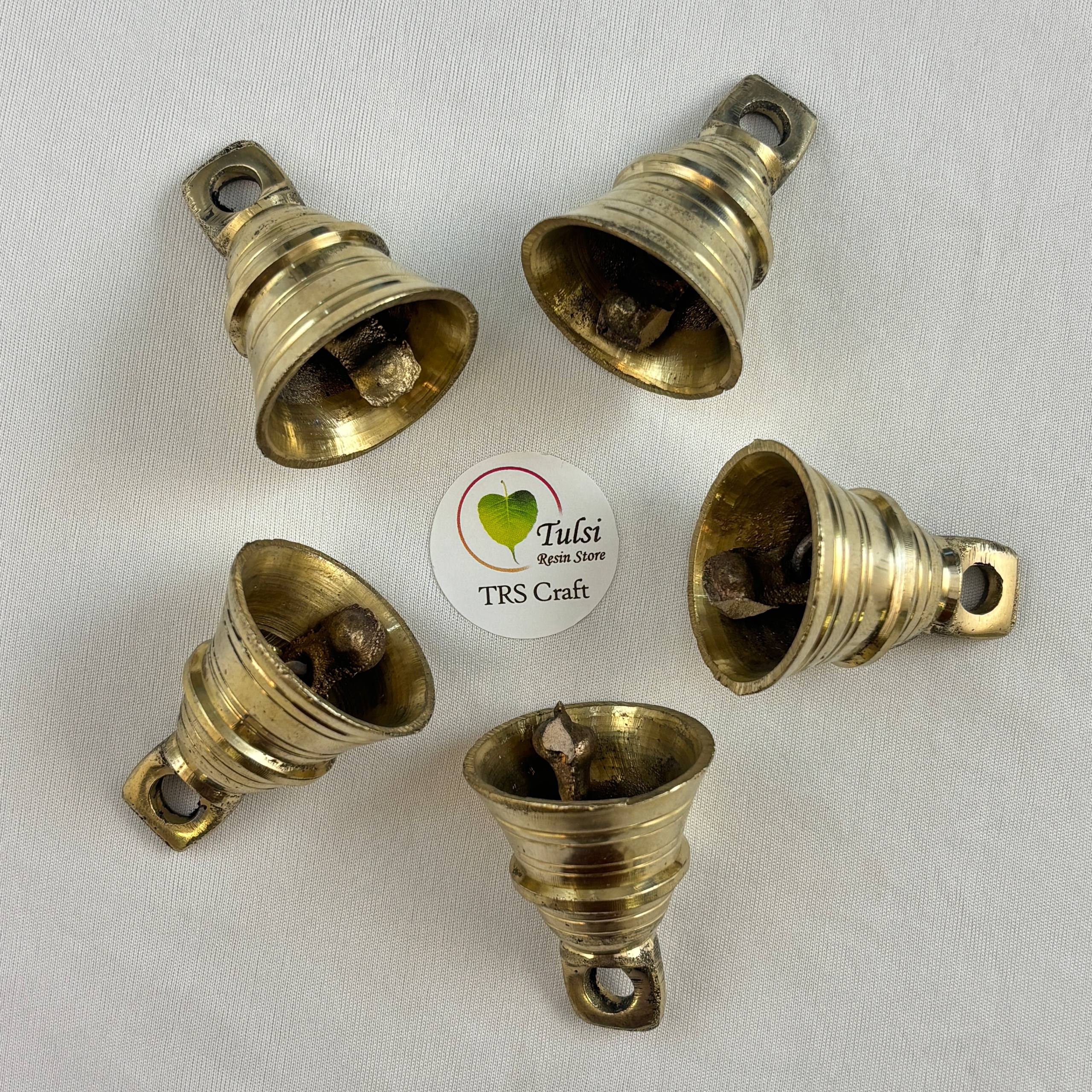 Brass Hanging Bells - - Tulsi Resin Store