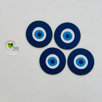 MDF Printed Evil Eye Cutout With Hole (5Pc)