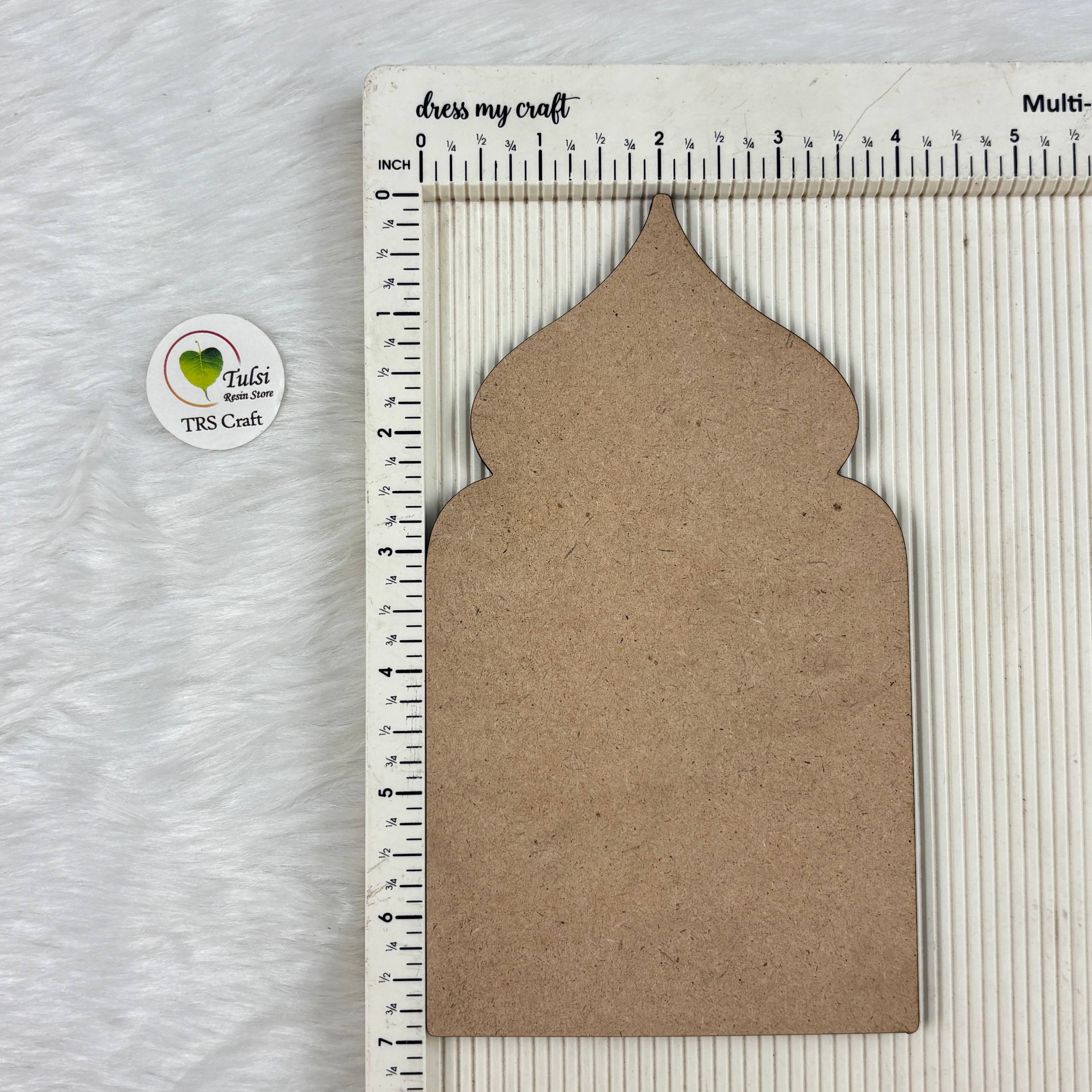 Temple Shape MDF Base