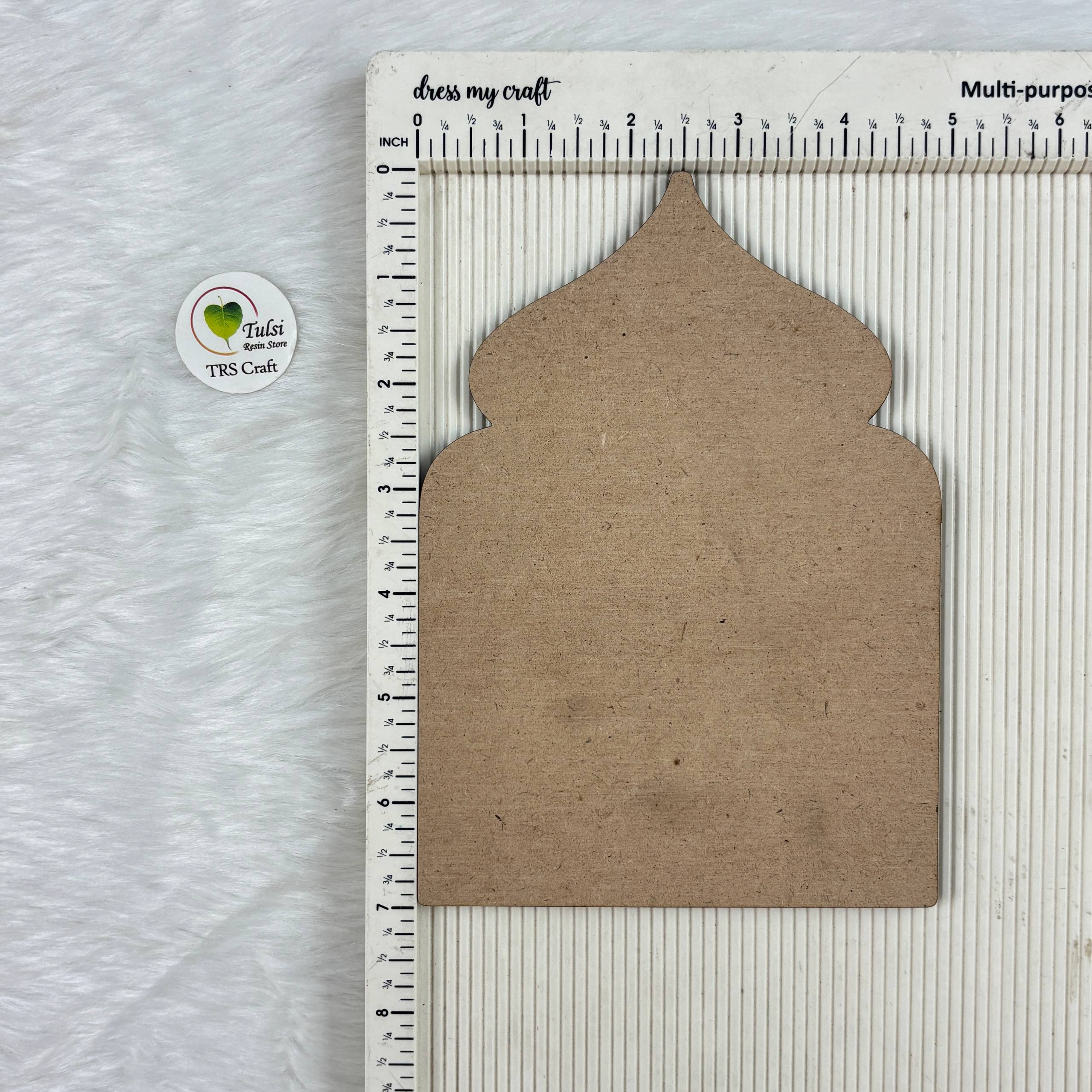 Temple Shape MDF Base