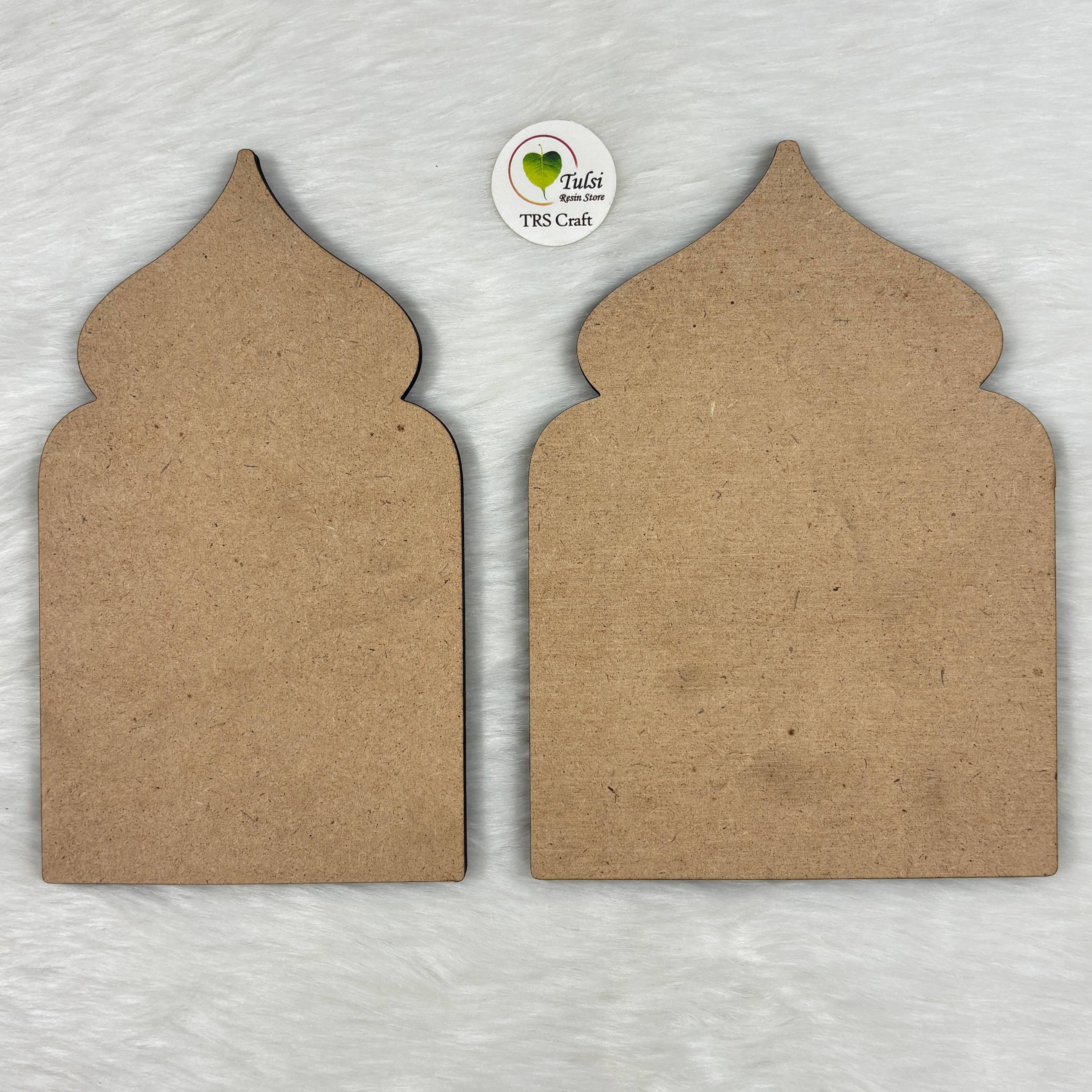 Temple Shape MDF Base