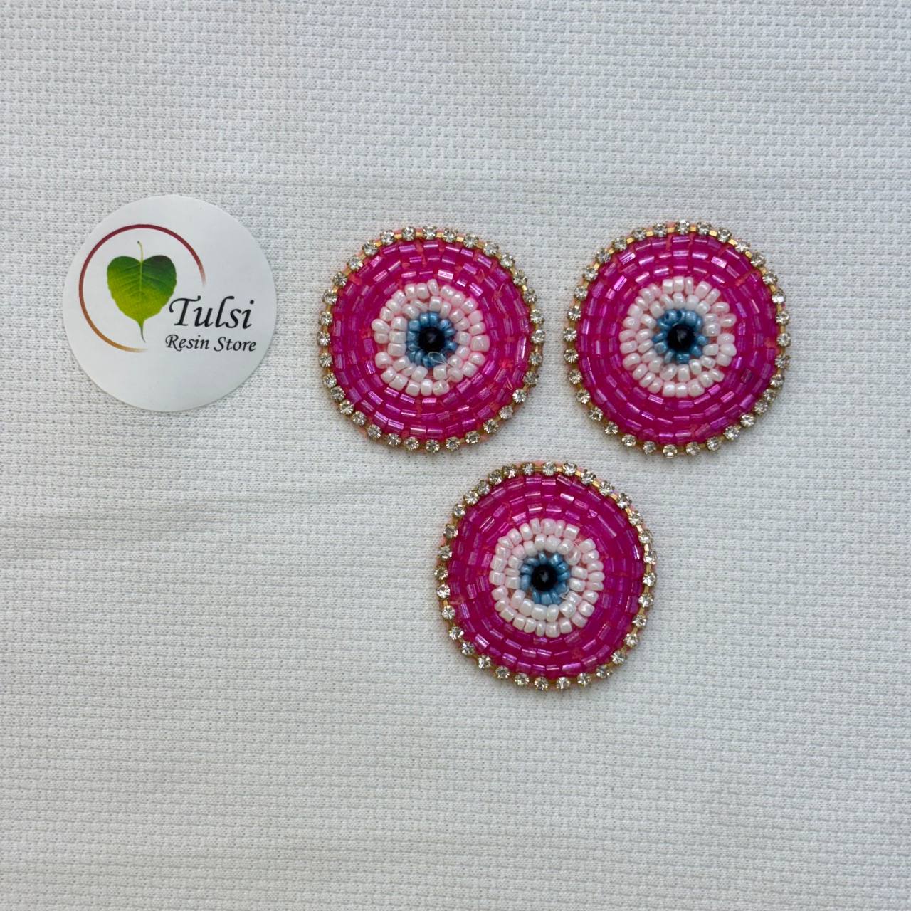 Evil Eye Patch - Pink