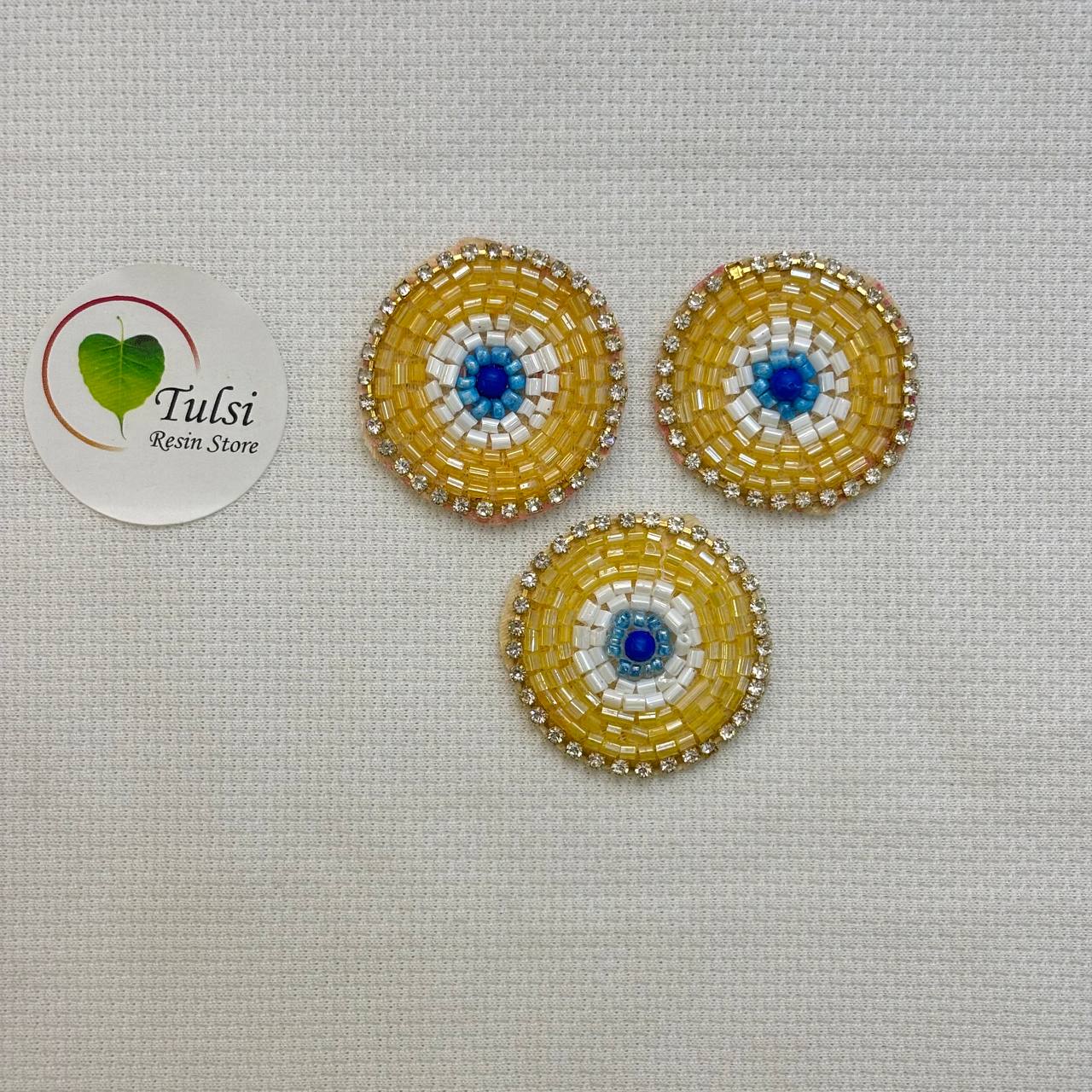 Evil Eye Patch - Yellow