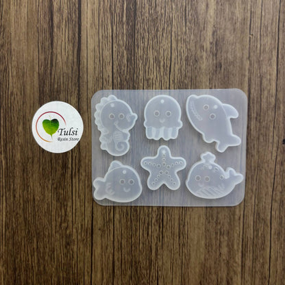 Keychain Mould (D) - Ocean