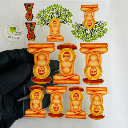 A6 UV DTF Sticker - God Idols Jain (F)