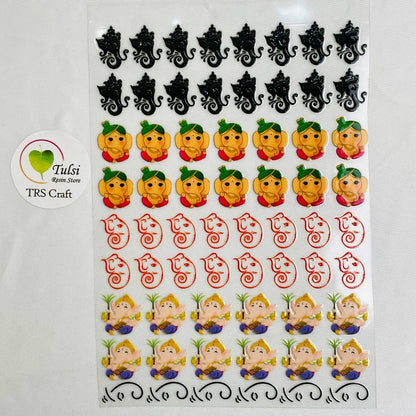 A6 UV DTF Sticker - God Idols Ganesha (E)