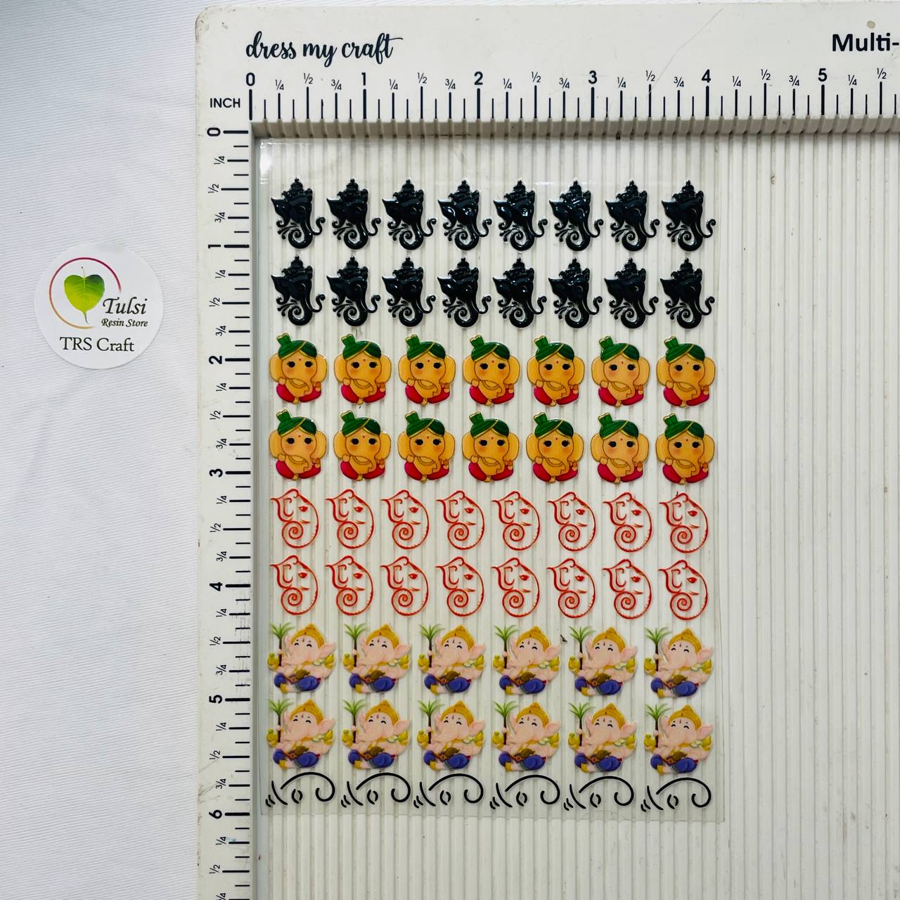 A6 UV DTF Sticker - God Idols Ganesha (E)