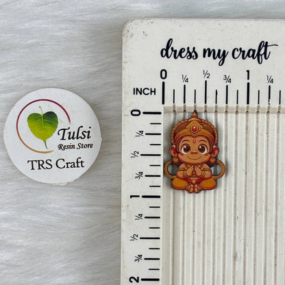 MDF Printed Rakhi Charm (I) - Hanuman Ji