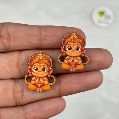 MDF Printed Rakhi Charm (I) - Hanuman Ji