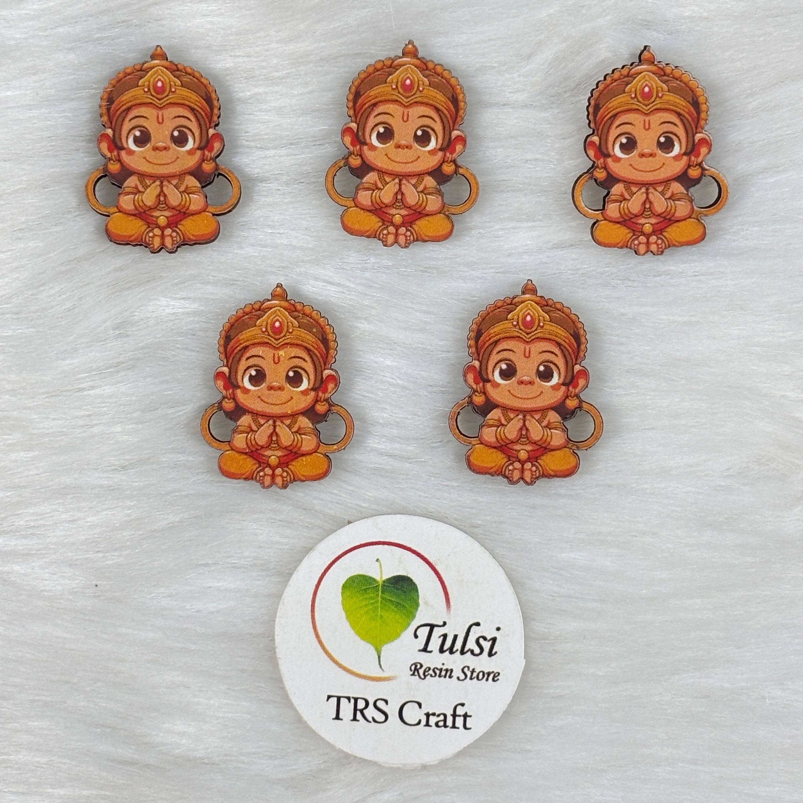 MDF Printed Rakhi Charm (I) - Hanuman Ji