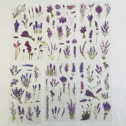 Transparent Sticker Sheet - Flower(A2)