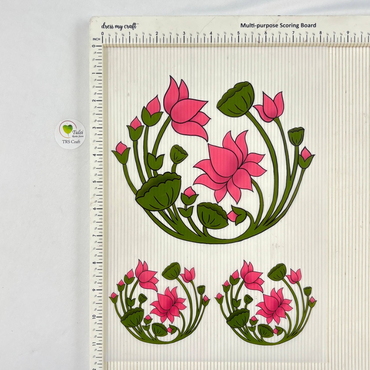 A4 insert Sheet - Pichwai Theme (D) - - Tulsi Resin Store