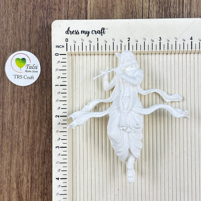 3D Miniature (A23) - Krishna with Flute - - Tulsi Resin Store