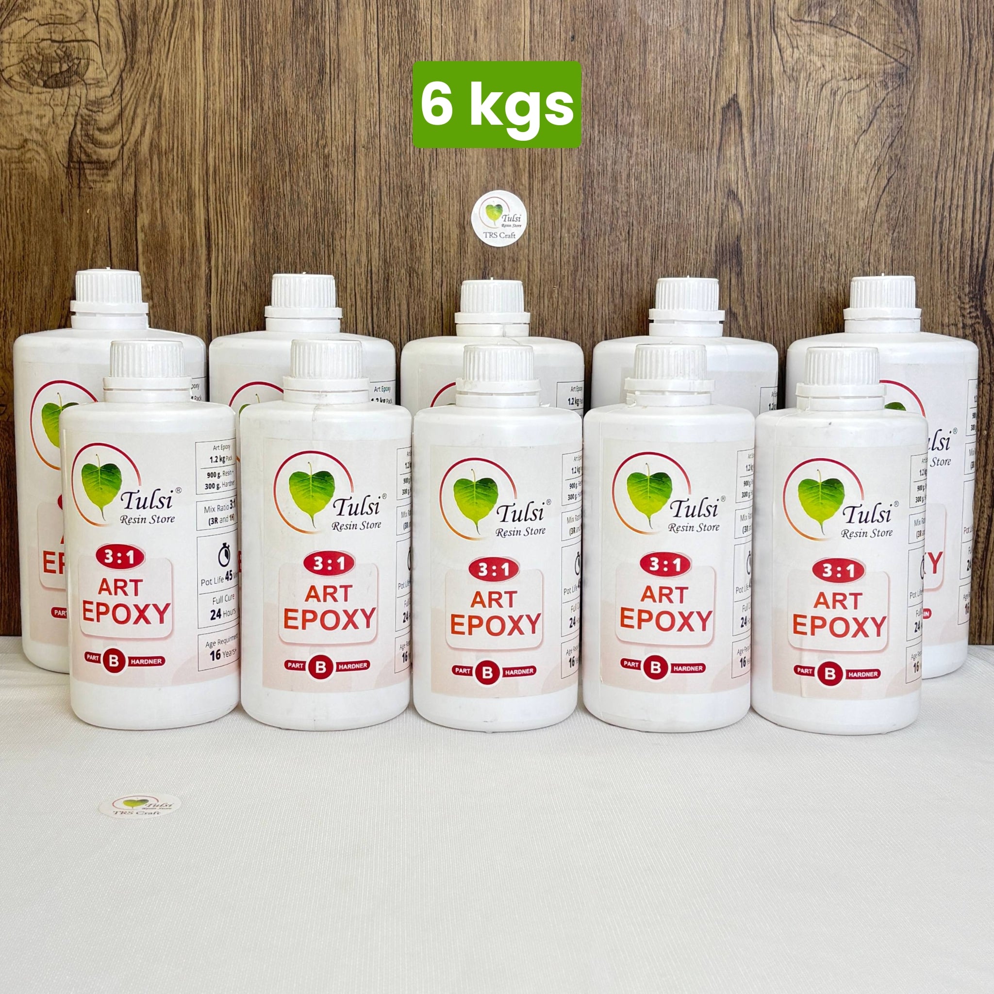 Art Epoxy 3:1 - Clear Cast Resin - 6.0 kg - tulsiresin