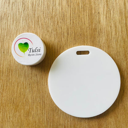 Acrylic Luggage Tag - Round